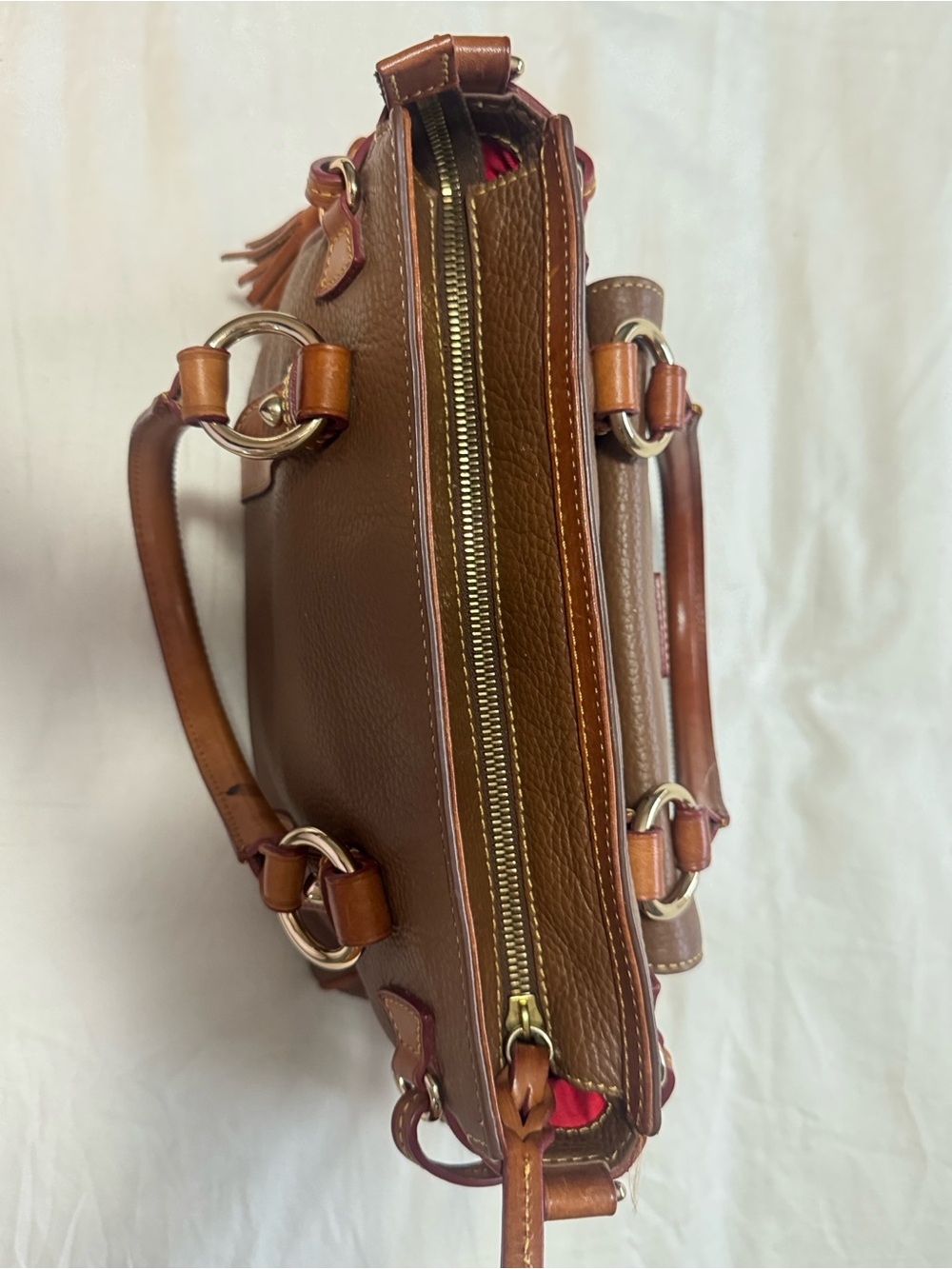 Dooney & Bourke Florentine Pocket Satchel - Picture 11 of 15